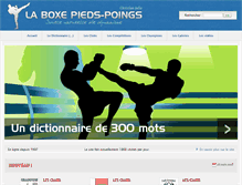 Tablet Screenshot of boxepiedspoings.fr